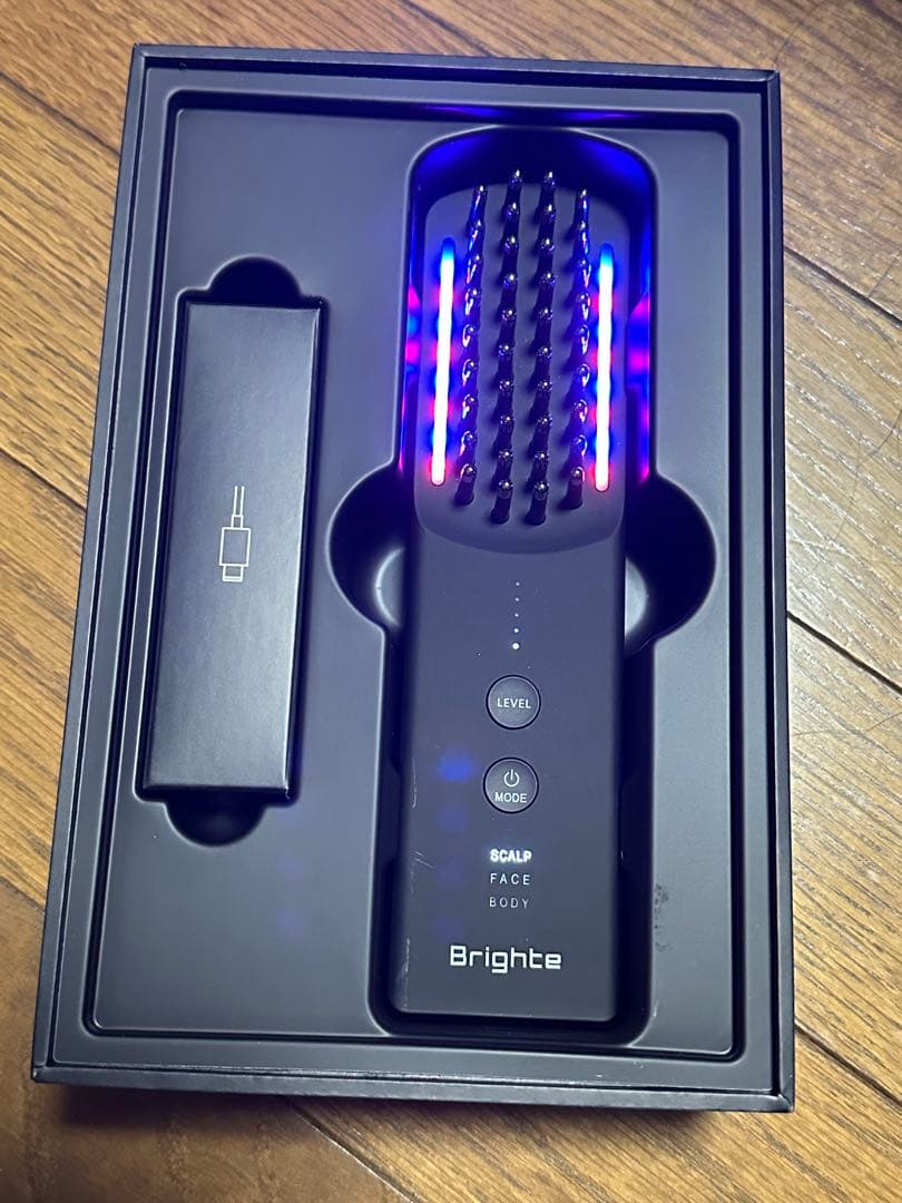 Brighte エレキブラシ 美顔器 ELEKI BRUSH ローションミラー付