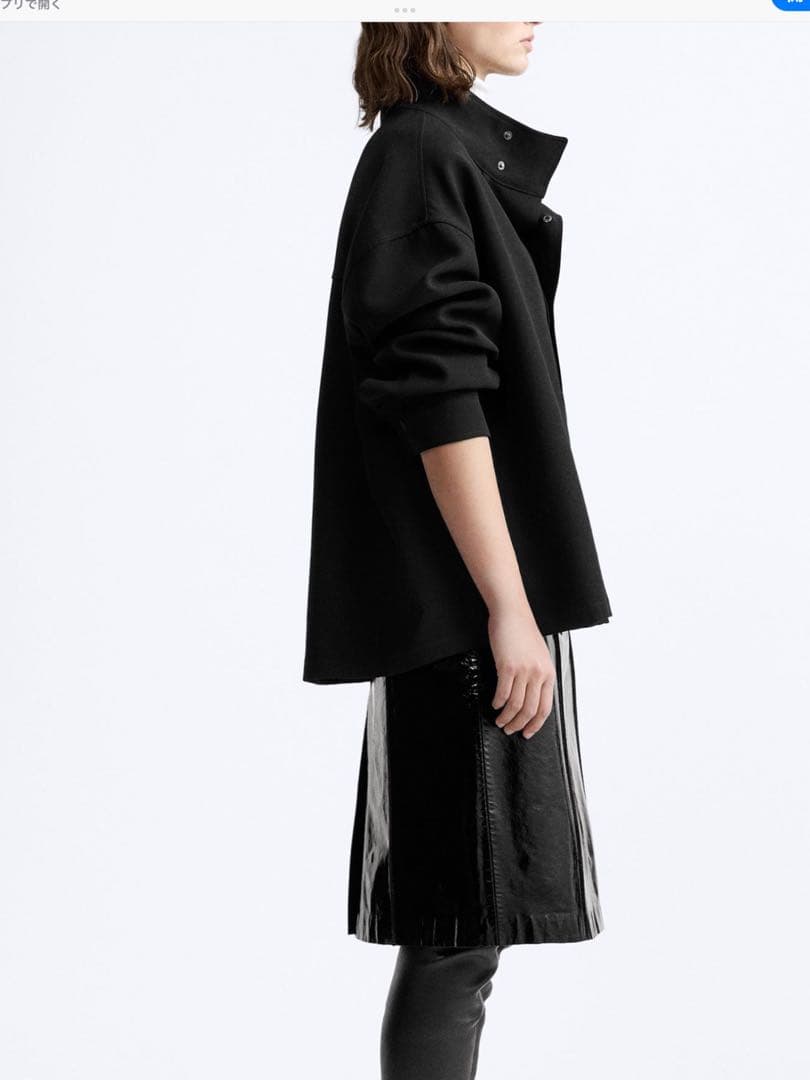 ZARA スタジオニコルソン　ユニセックス新品黒　XSーS