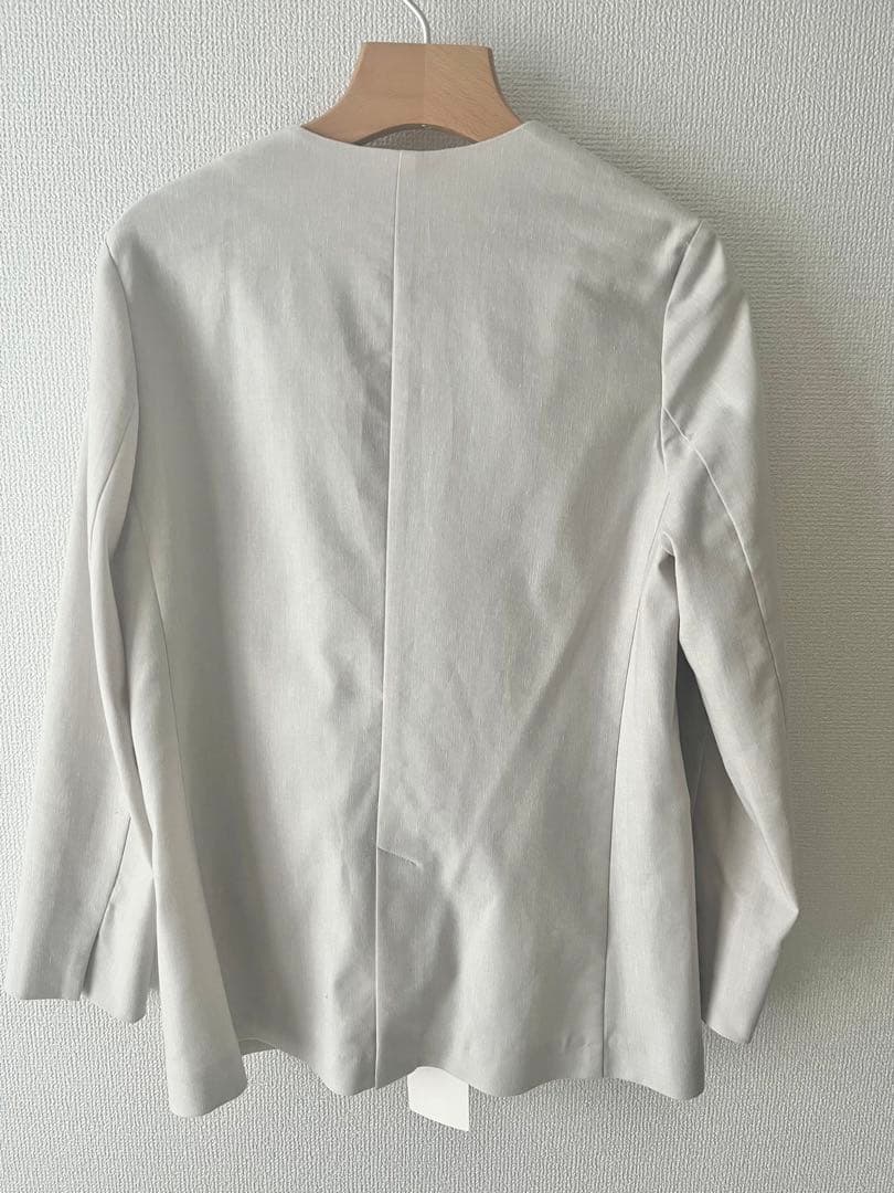 【セットアップ】ノーリーズソフィー ノーカラージャケット&テーパードパンツ