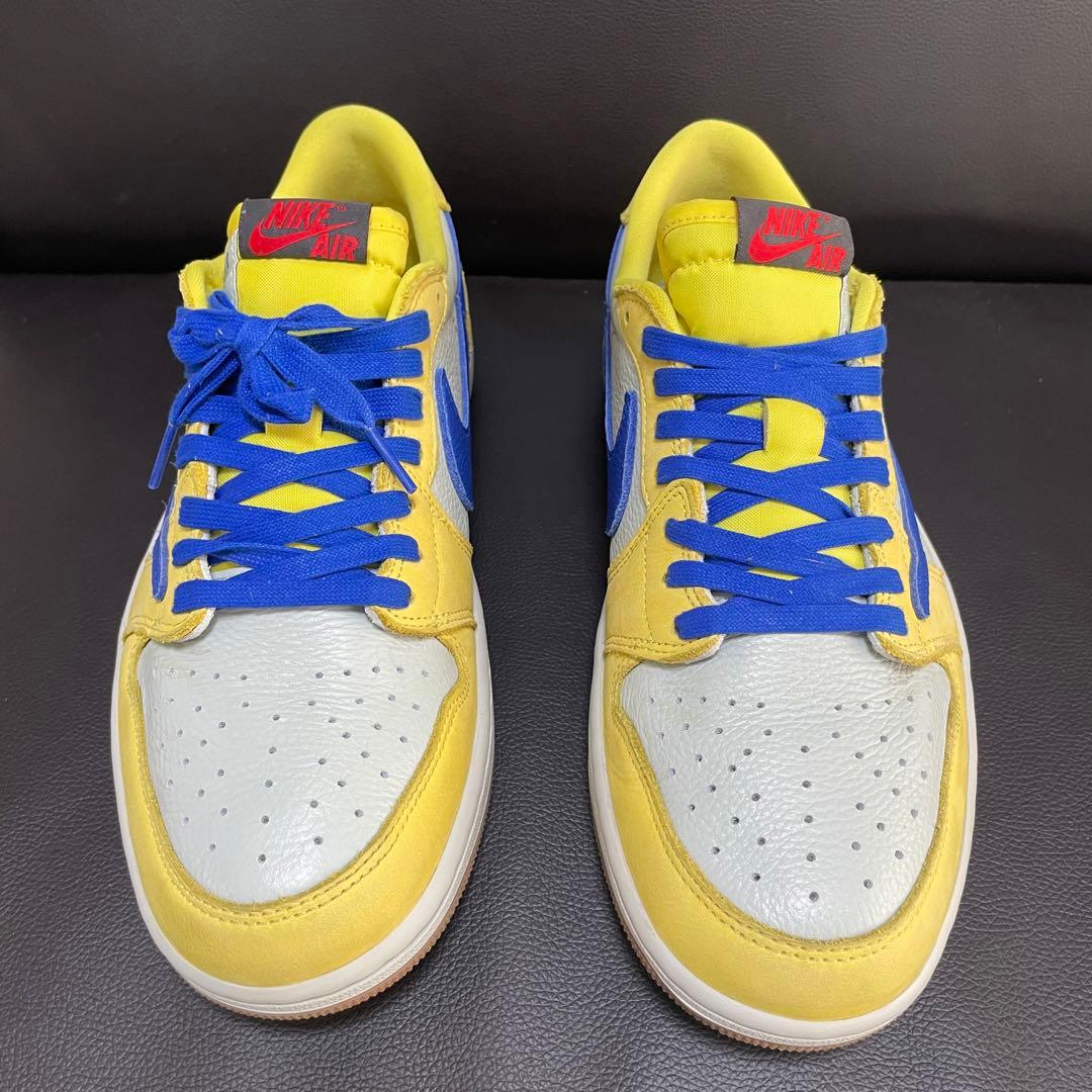 靴 Travis Scott Nike Air Jordan 1 Canary 28