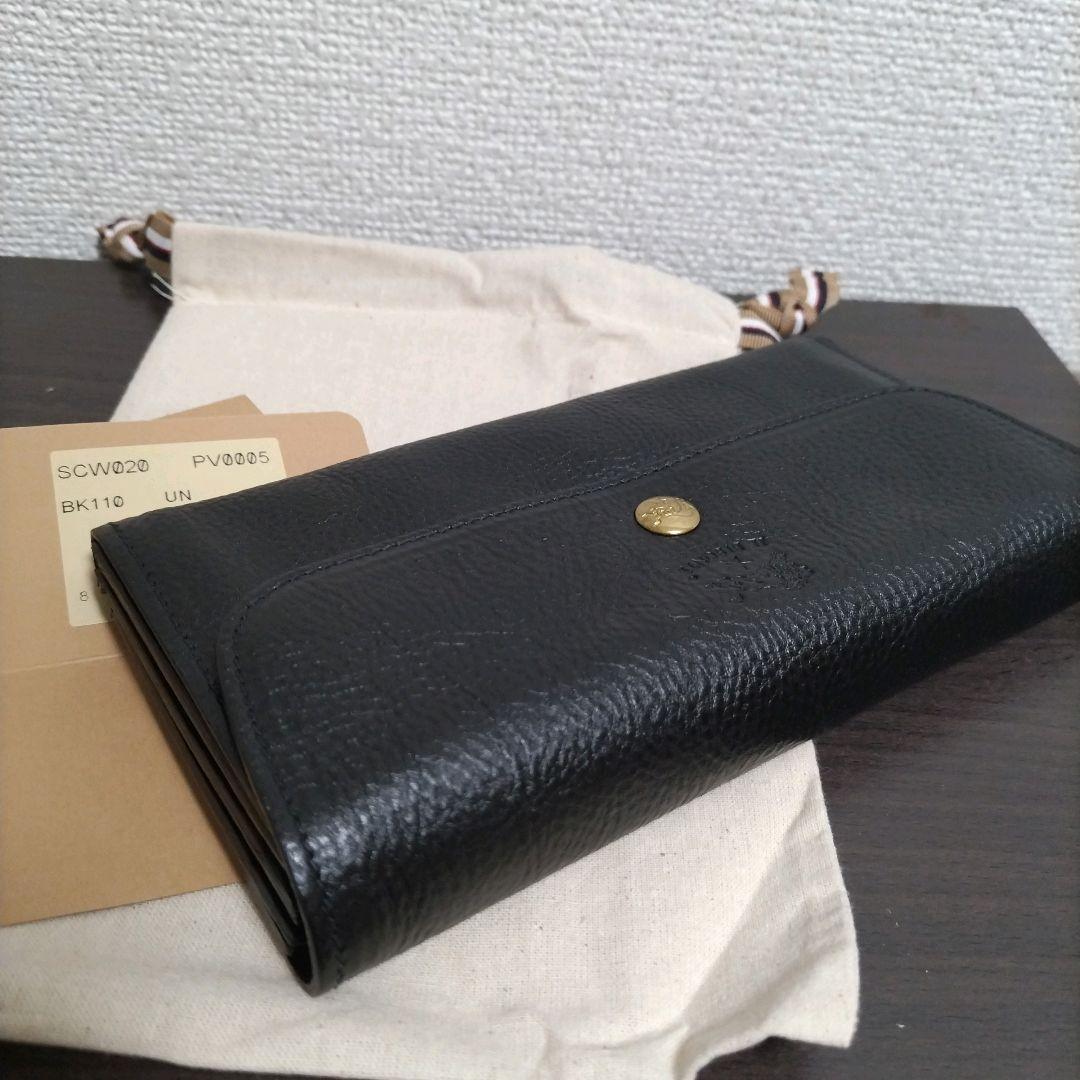 新品 イルビゾンテ 本革 レザー 財布 ウォレット ブラック NERO 黒