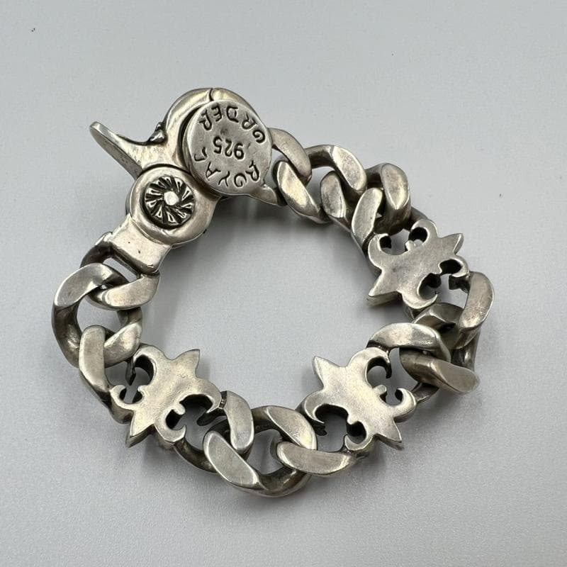  ORDER ブレスレット 喜平 FDL リンクス ダブルクラウン