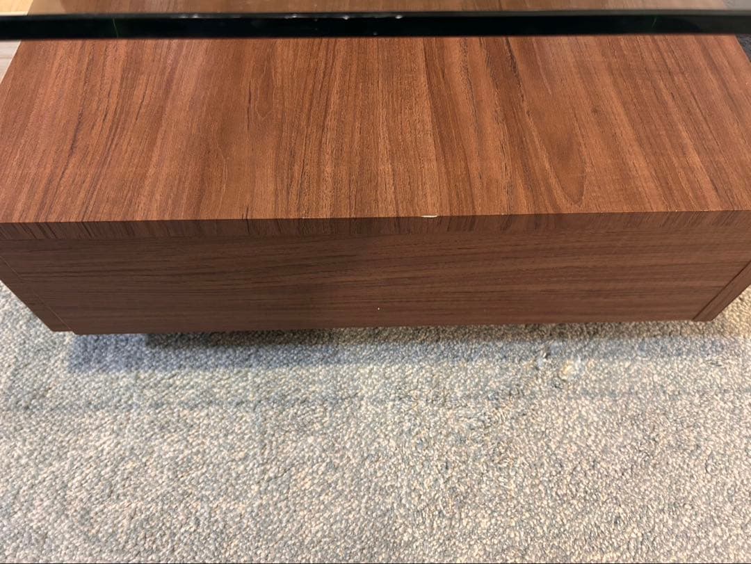 ＊最終値下げ中!!!≪送料込み≫ニトリ　ガラステーブル　センターテーブル