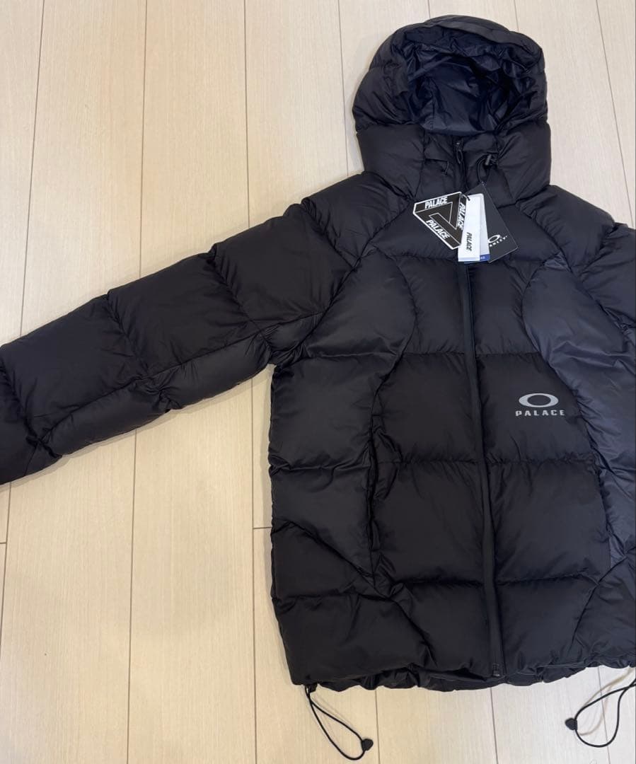 PALACE × OAKLEY Puffa black ダウンジャケット　S