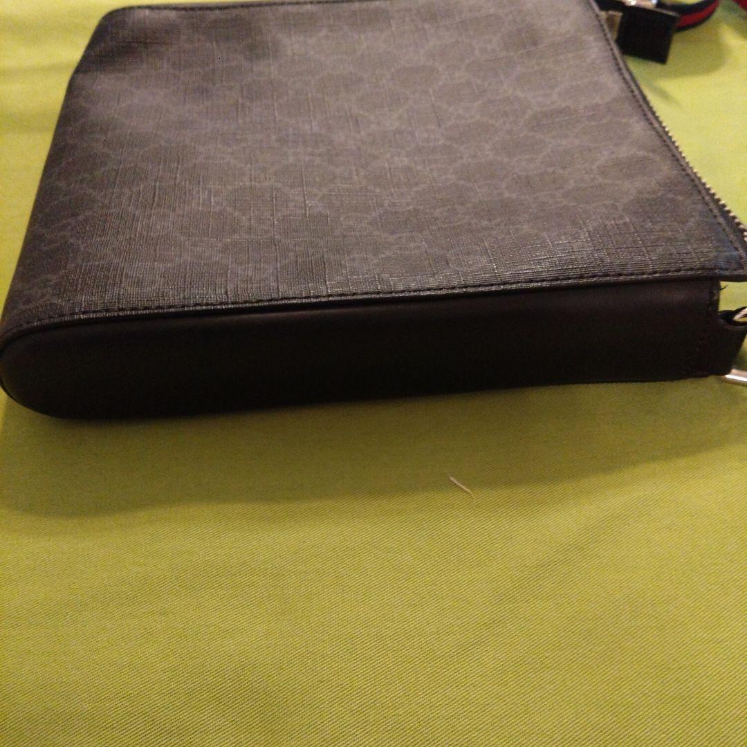 GUCCI グッチダークグレー ショルダーバッグ