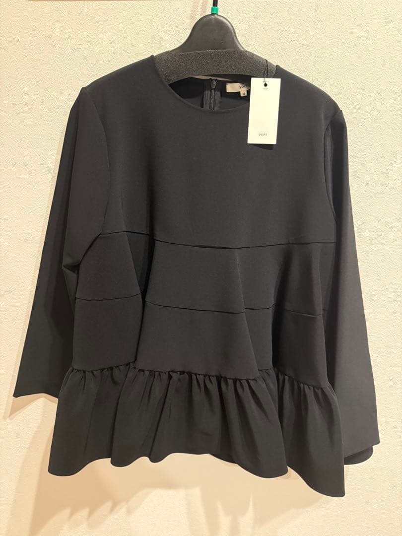 yori ティアードギャザーブラウス　38