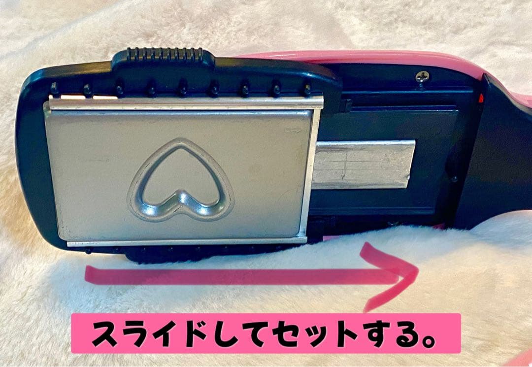 パワーパフガールズアイロン、 ストレートブラシ、めじるしアクセサリー　3点セット