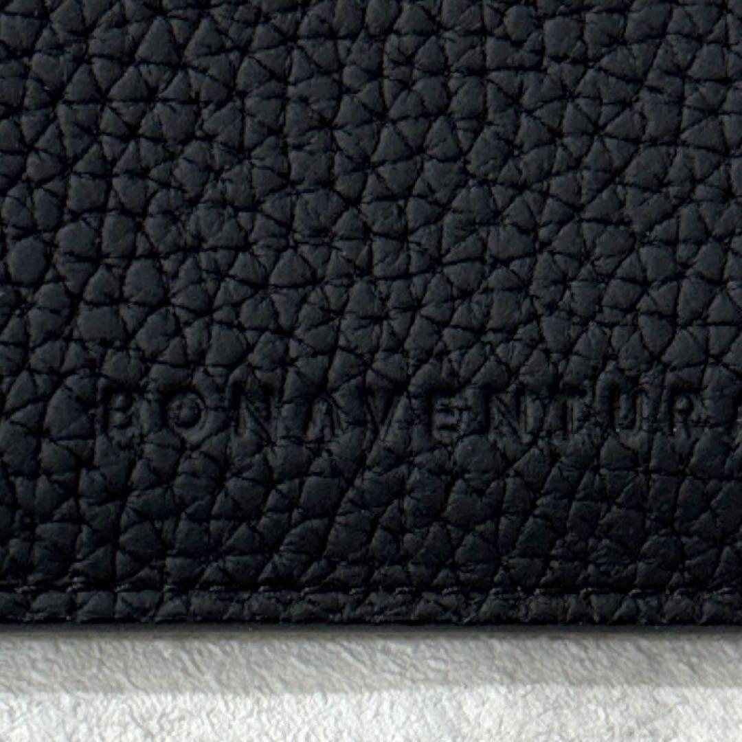 【未使用級】 ボナベンチュラ ケース カードケース レザー ブラック