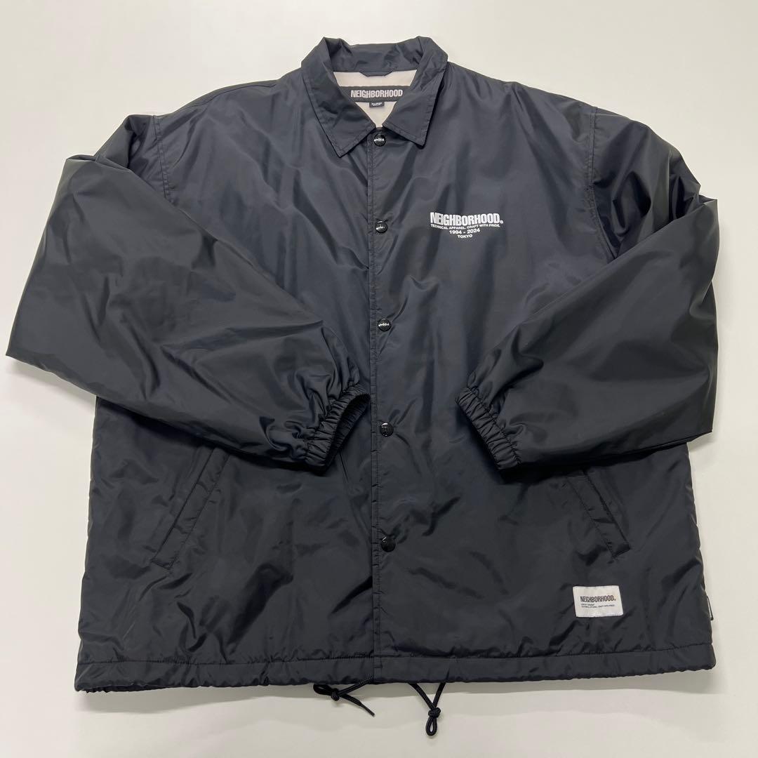 NEIGHBORHOOD ナイロン　裏フリースコーチジャケット　XL