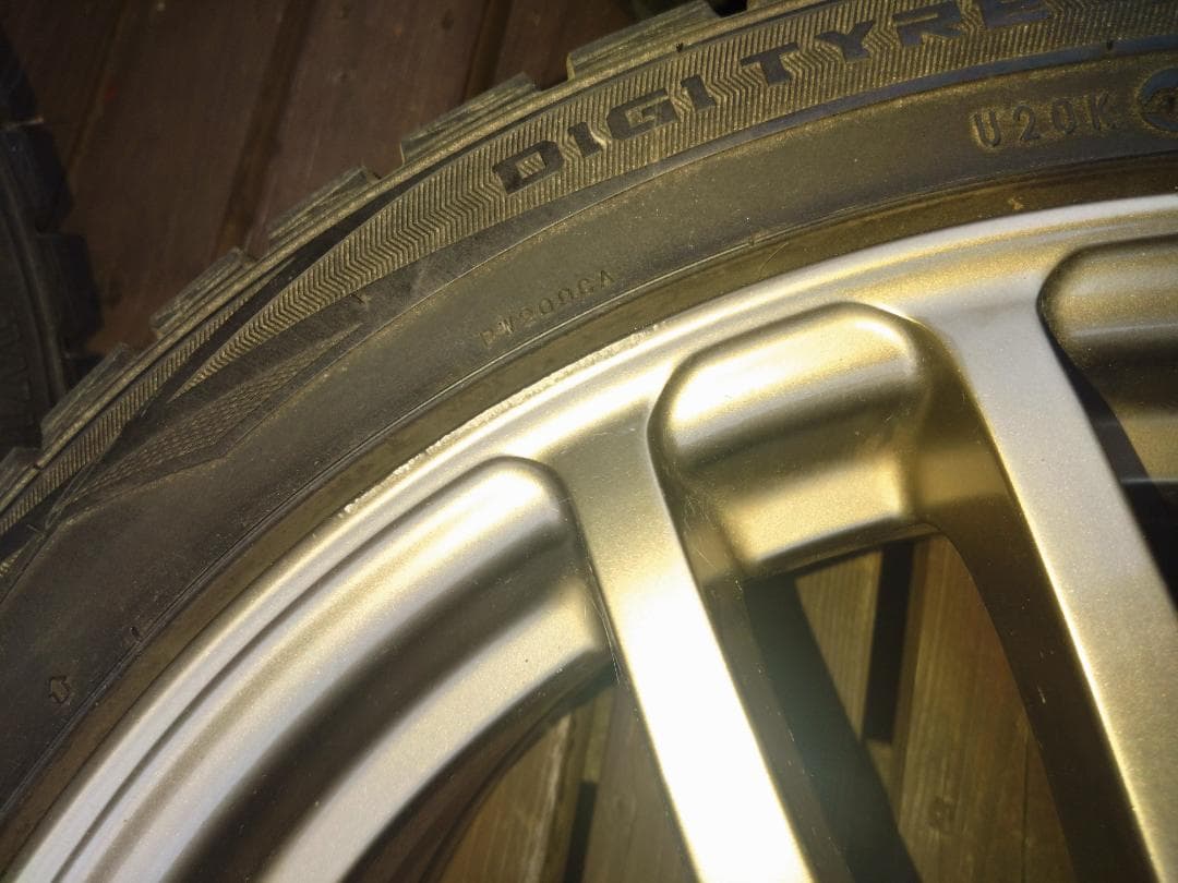 NSC direzza pcd100 5穴 7j タイヤ付き 215/45/17