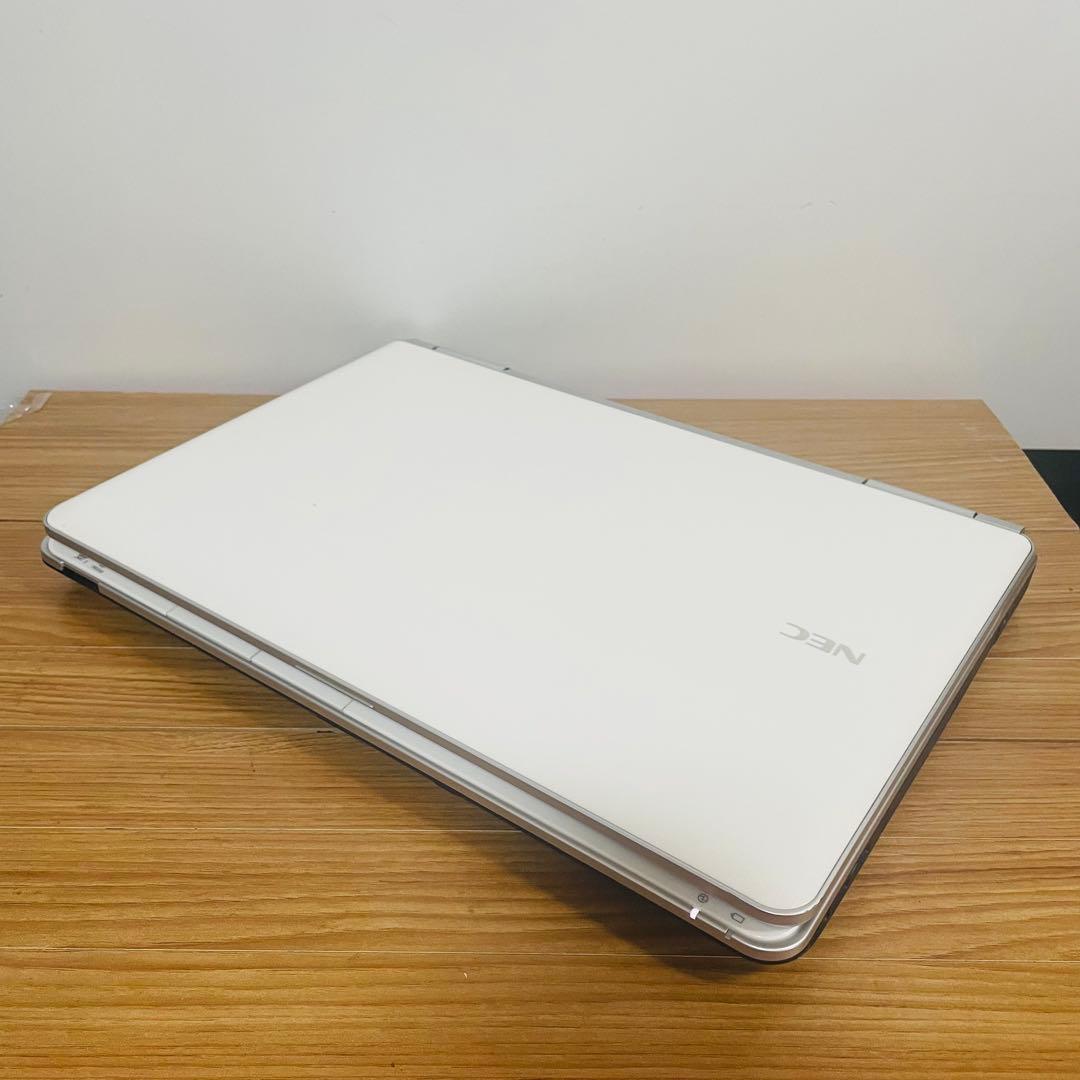 美麗ホワイトNEC i5ノートPC SSDwin11 オフィスブルーレイDVD