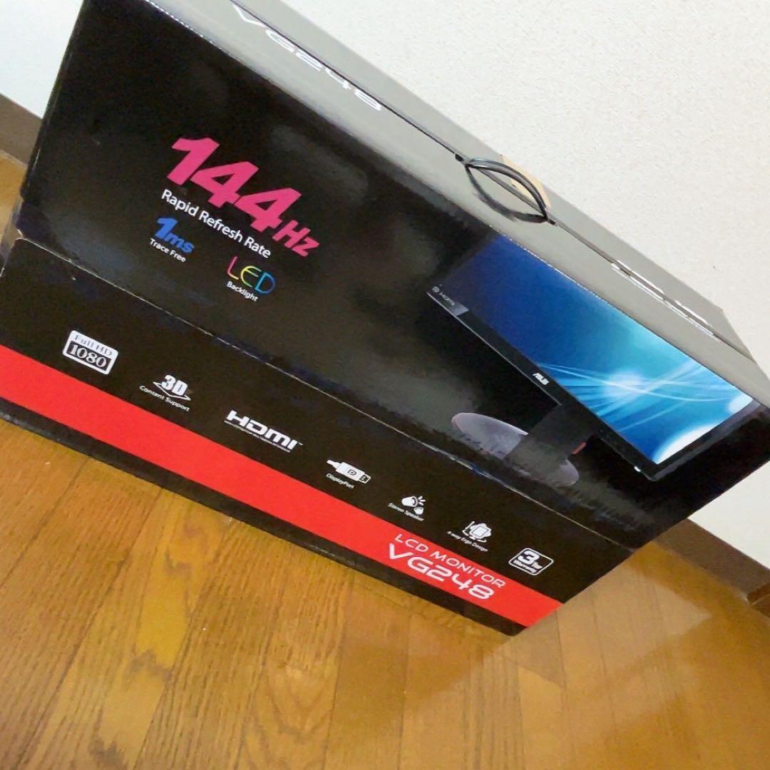 ラ*ン様 ASUS VG248QE ゲーミングモニター 24型フルHD 1ms