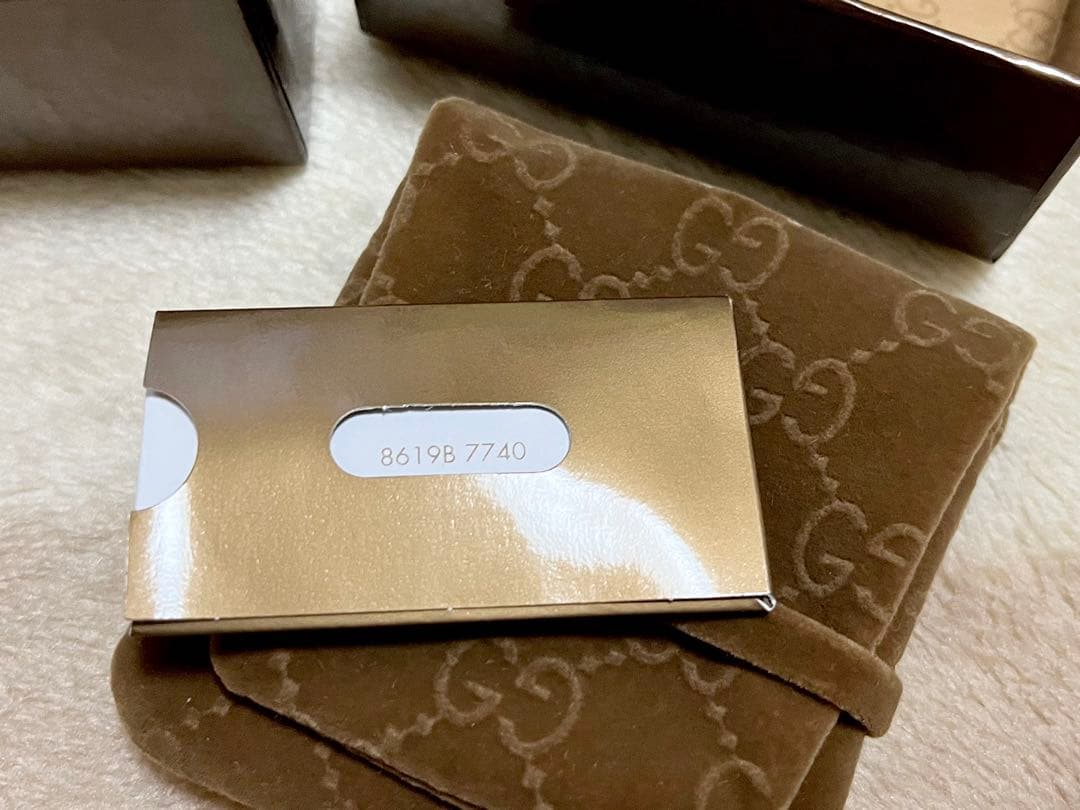 GUCCI ロゴチェーンネックレス 箱付き