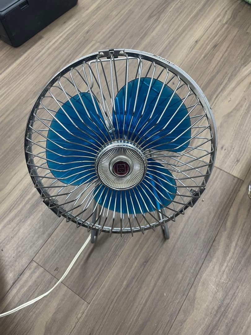 卓上扇風機 F-20A1 スタンド式 青い羽根　ナショナル