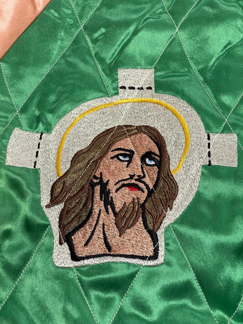 セントマイケル×デニム ティアーズ リバーシブルスカジャン　S