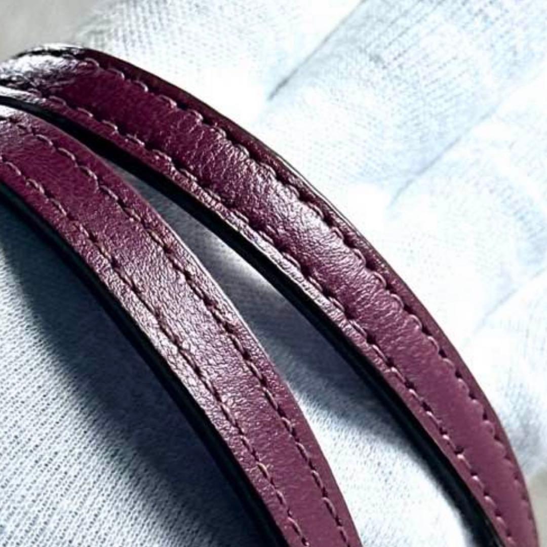 【極美品】コーチ 80232 リバーシブル トートバッグ レザー A4可 肩掛け