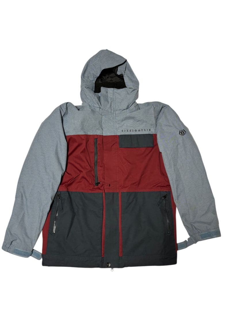 スノーボードウエア　686 シックスエイトシックス　着脱フリース付き　ジャンパー