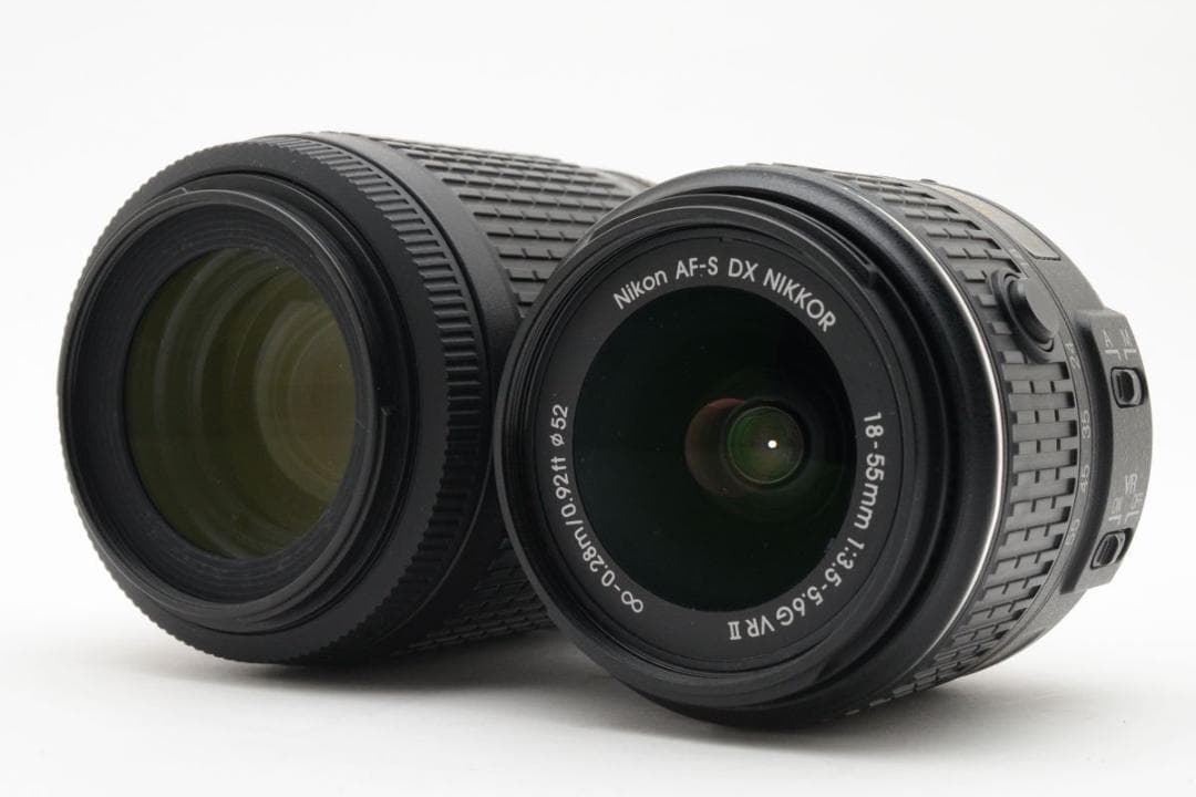 超美品 2437ショット　Nikon　D5500　ダブルレンズ　Wi-Fi搭載