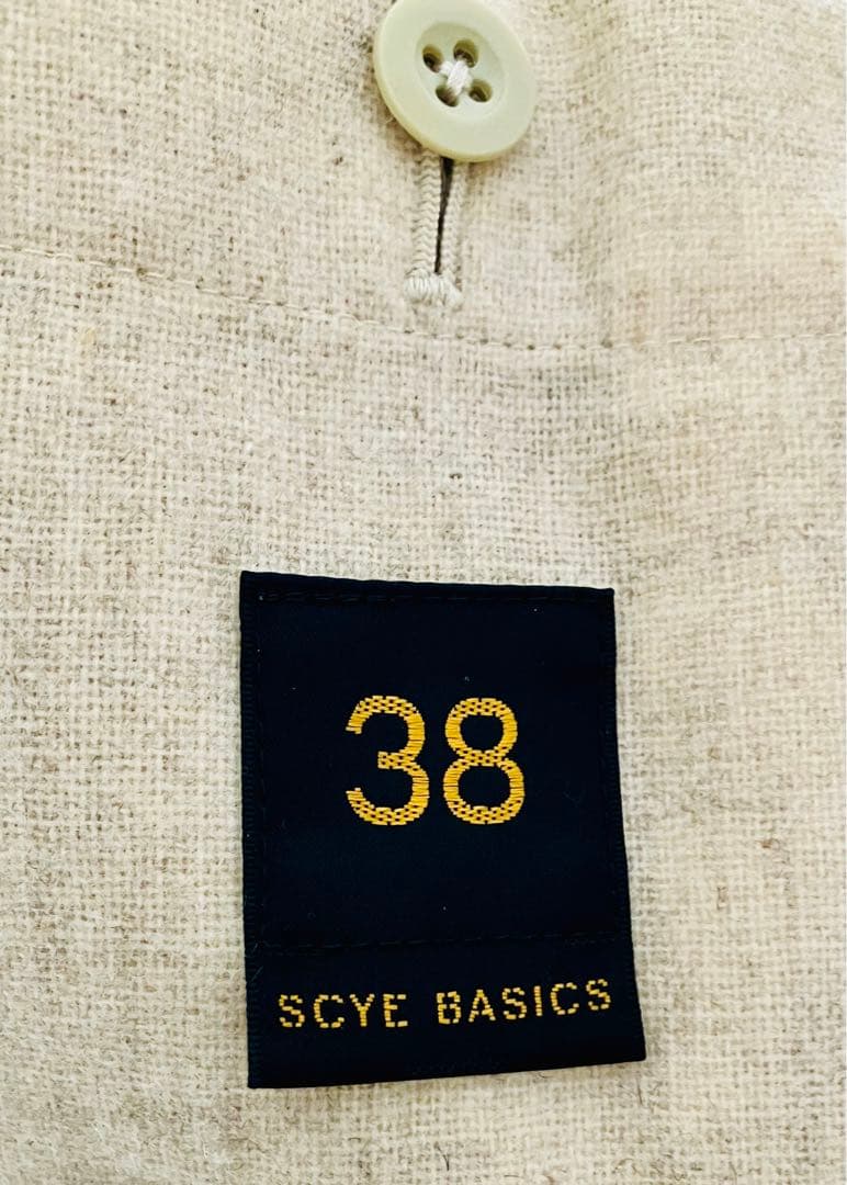 美品★SCYE BASICS★カシミヤ混 メルトン ダッフル コート38 M