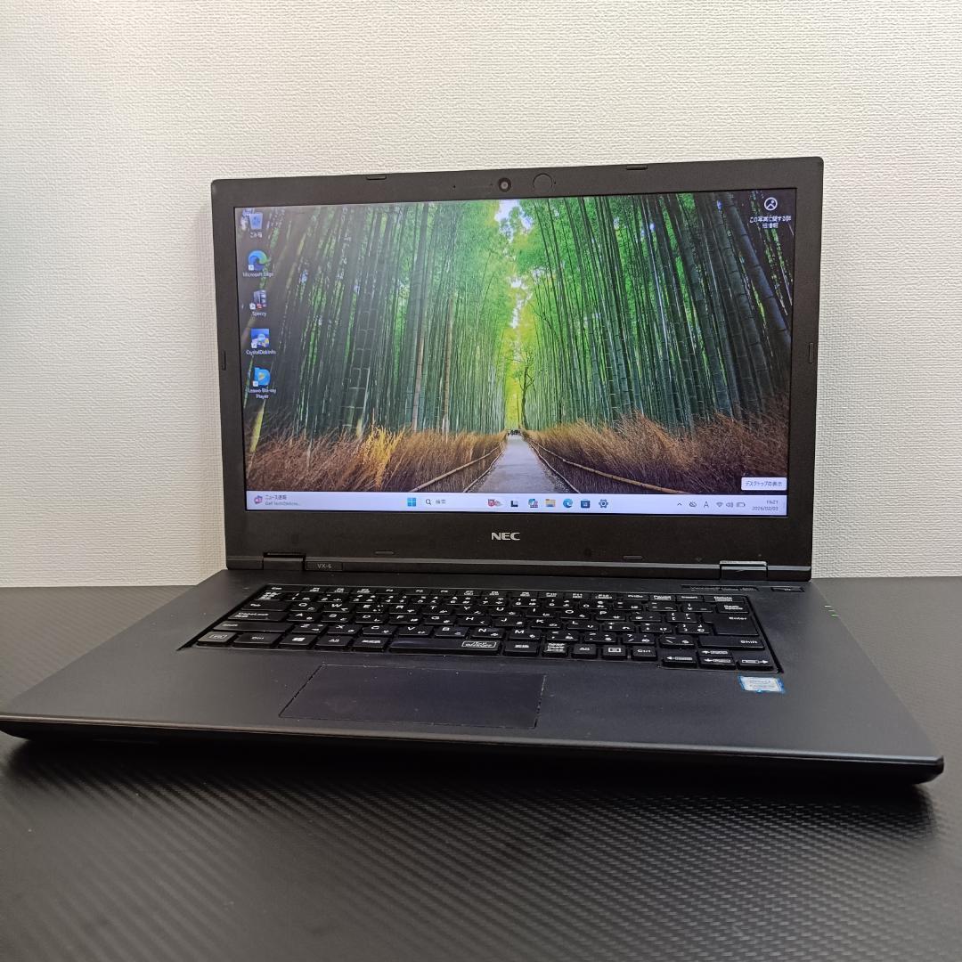 NEC ノートPC i5 256GB SSD メモリ8GB DVD wifi 黒