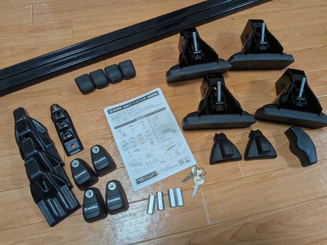 カーメイト INNO ルーフレールセット品 JB23W ジムニー