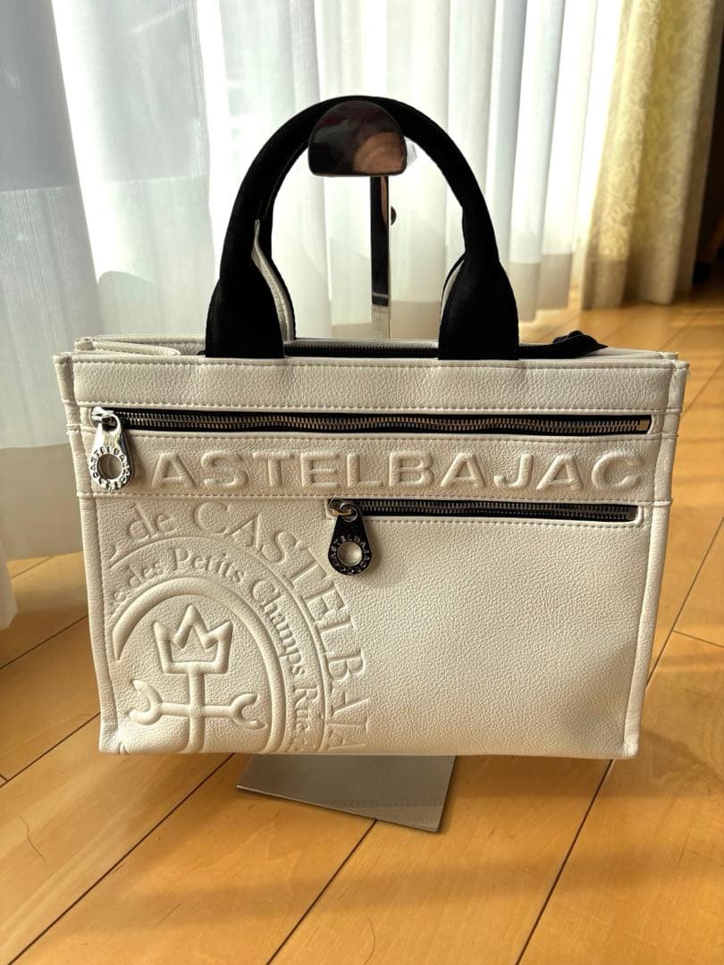 【美品】CASTELBAJAC カステルバジャック ホワイト トートバッグ