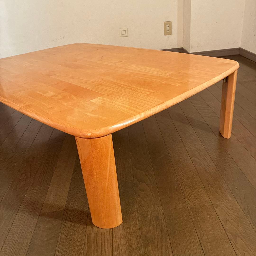 ナチュラルウッド 長方形 木製座卓