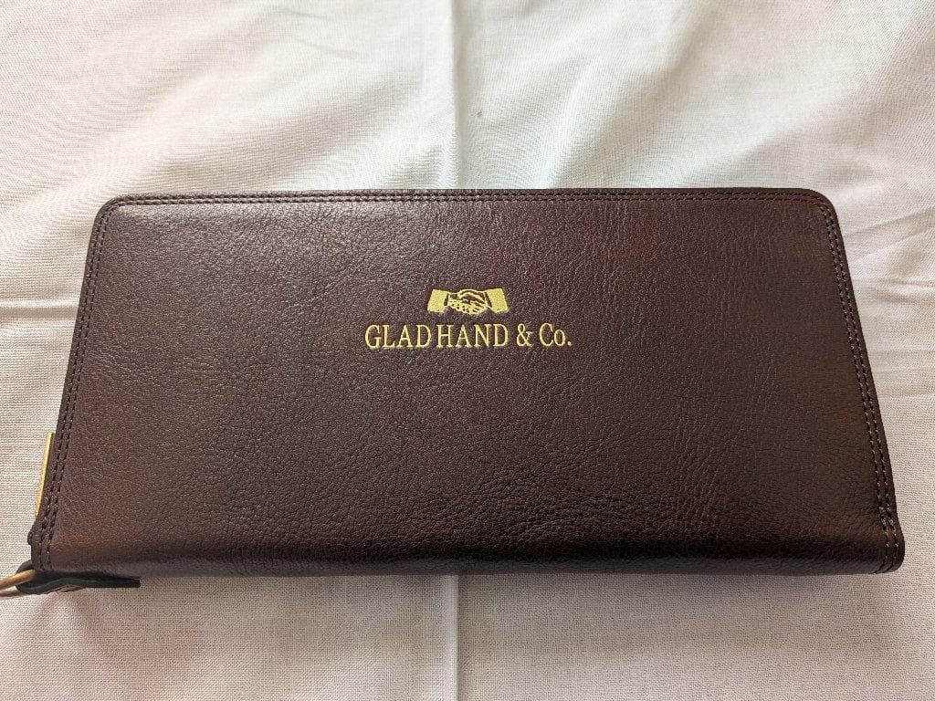 新品 グラッドハンド ラウンド ジップ レザー ウォレット 長財布 日本製