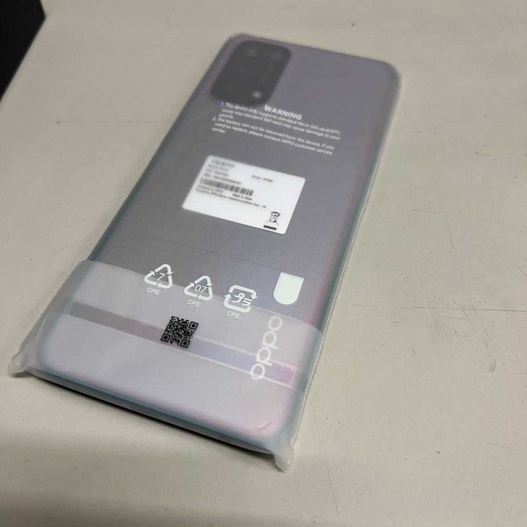 【新品】OPPO A54 5G パープル ケース付き　auさんから購入