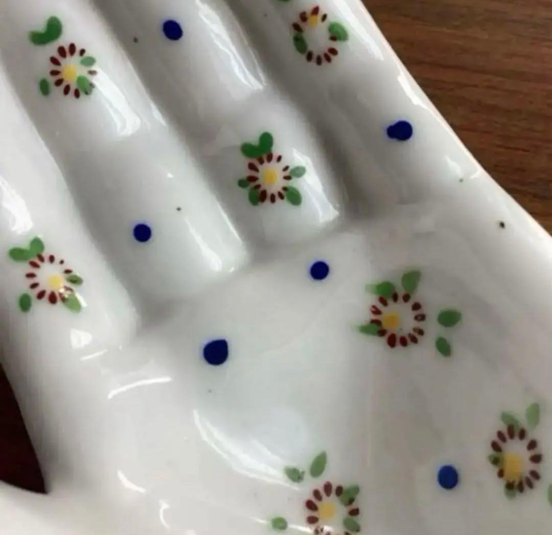 アメリカヴィンテージ ♤ 陶器のハンドトレイ ♤ Made In Japan