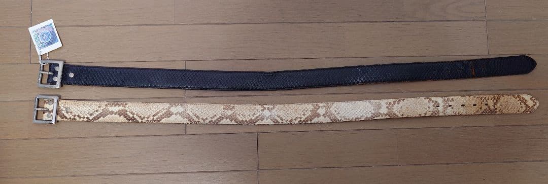 visvim パイソン ベルト 2本セットBELT 42MM W32