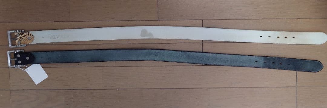 visvim パイソン ベルト 2本セットBELT 42MM W32