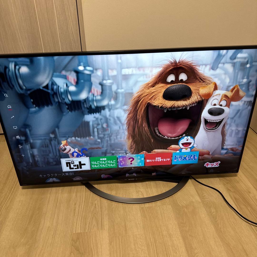 SHARP AQUOS 50V型テレビ NETFLIX YOUTUBE