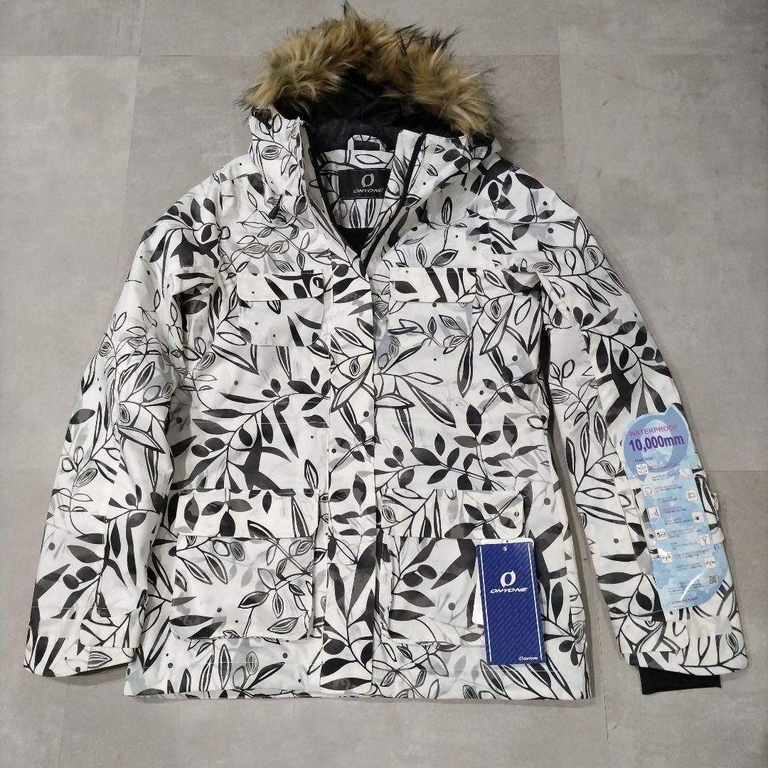 新品オンヨネ レディースL 多機能 多収納 スキーウェア上下セット スノーウェア