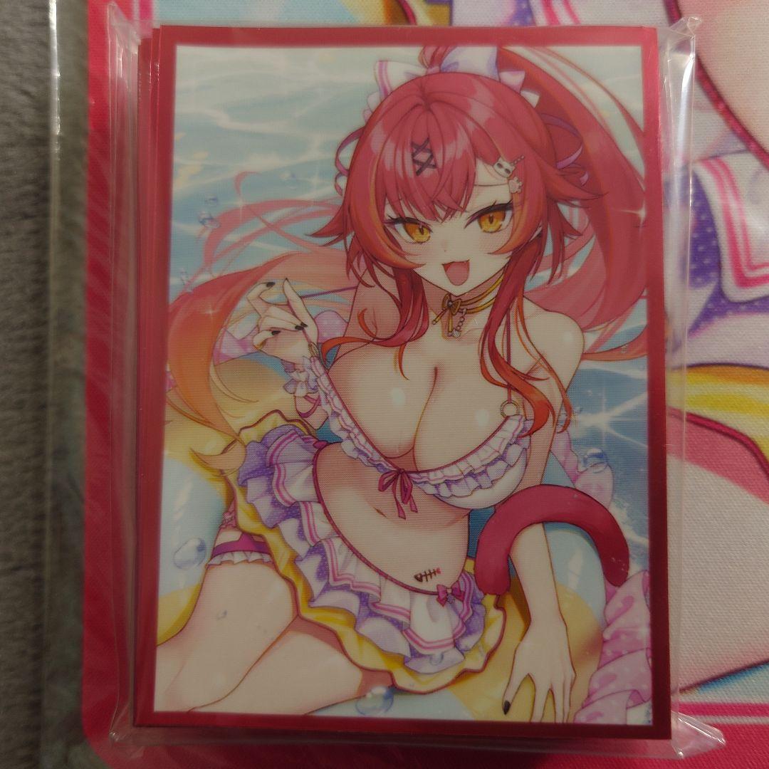 α1 ぶいすぽっ！ 引っ張る&ビキニ&浮き輪 猫汰つな スリーブ&プレイマット