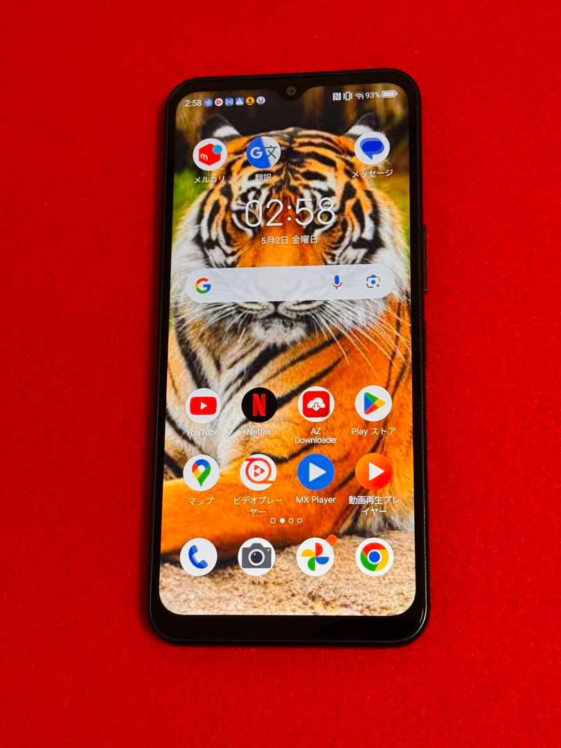 や*ん様 Libero 5GIV(ZTE)スマートフォン／ブラック:ケース付き