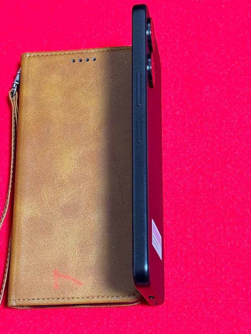 や*ん様 Libero 5GIV(ZTE)スマートフォン／ブラック:ケース付き