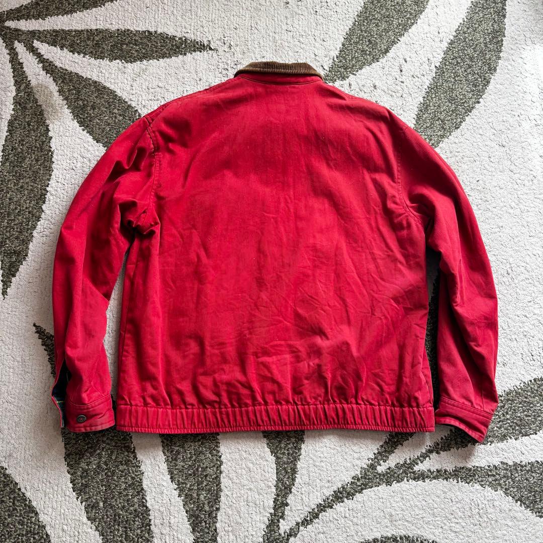 90s ラルフローレン スイングトップ 襟コーデュロイ ブラックウォッチ