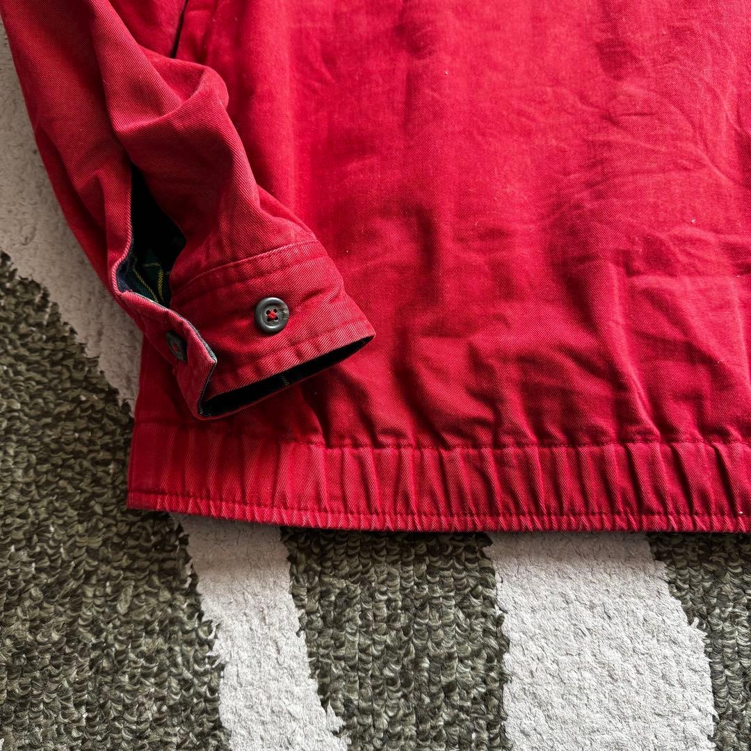 90s ラルフローレン スイングトップ 襟コーデュロイ ブラックウォッチ