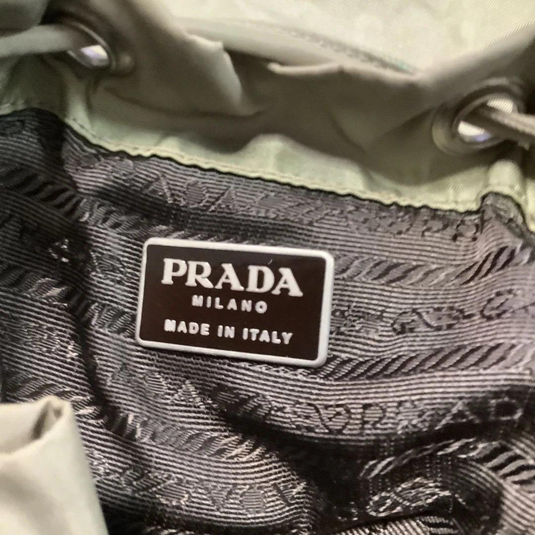 PRADA ナイロンリュック オリーブグリーン