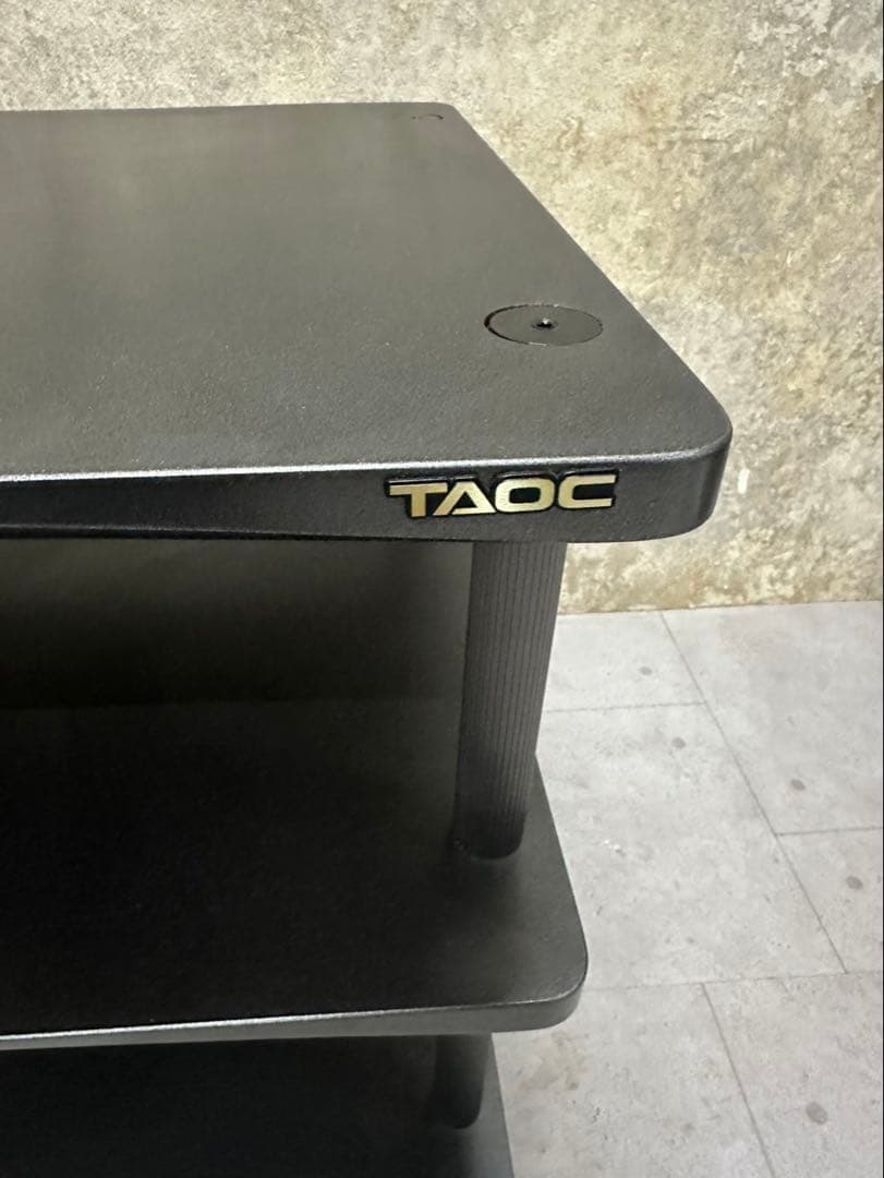 TAOC 3段 オーディオラック キャスター付 防振 設置台
