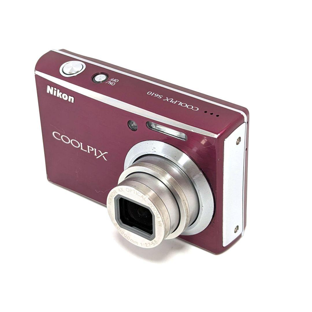 【美品】 Nikon COOLPIX S610 パープル 充電器 バッテリー付