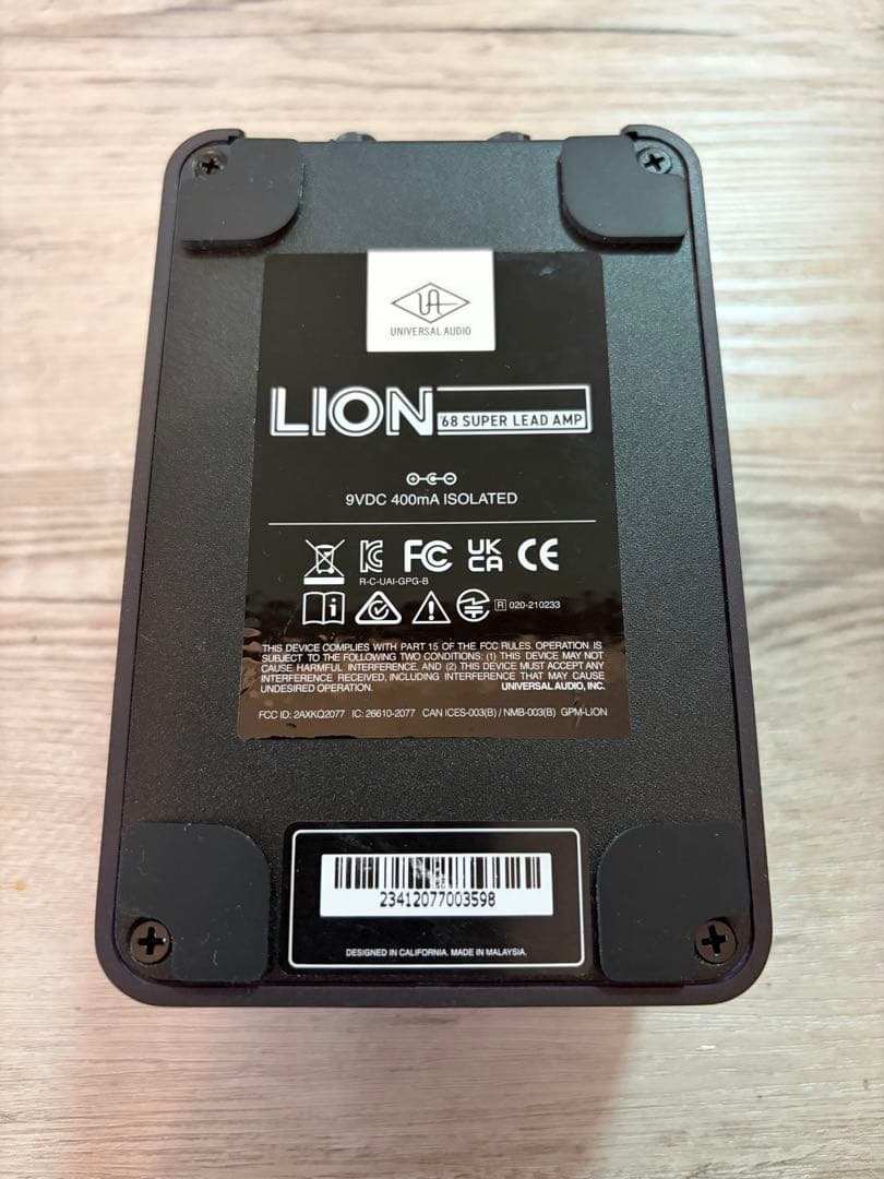 UAFX Lion ‘68 super Lead Amp 美品