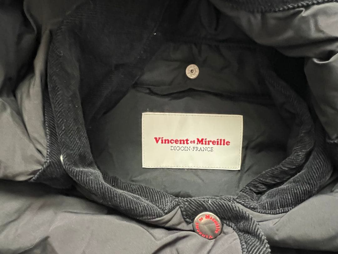 Vincent et Mireille ダウンコート　ブラック　36サイズ