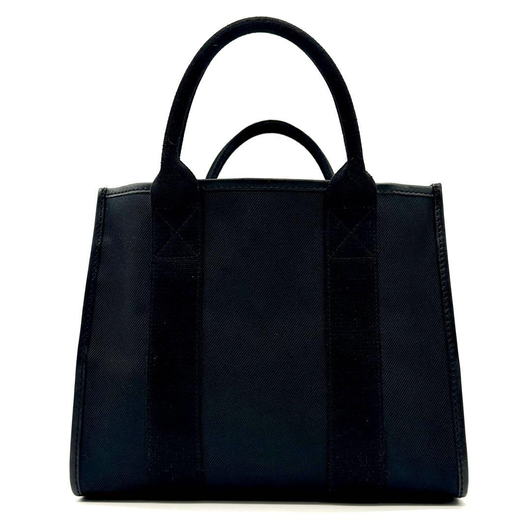 極美品 ハンティングワールド キャンバストート サファリトゥデイ レザー 黒