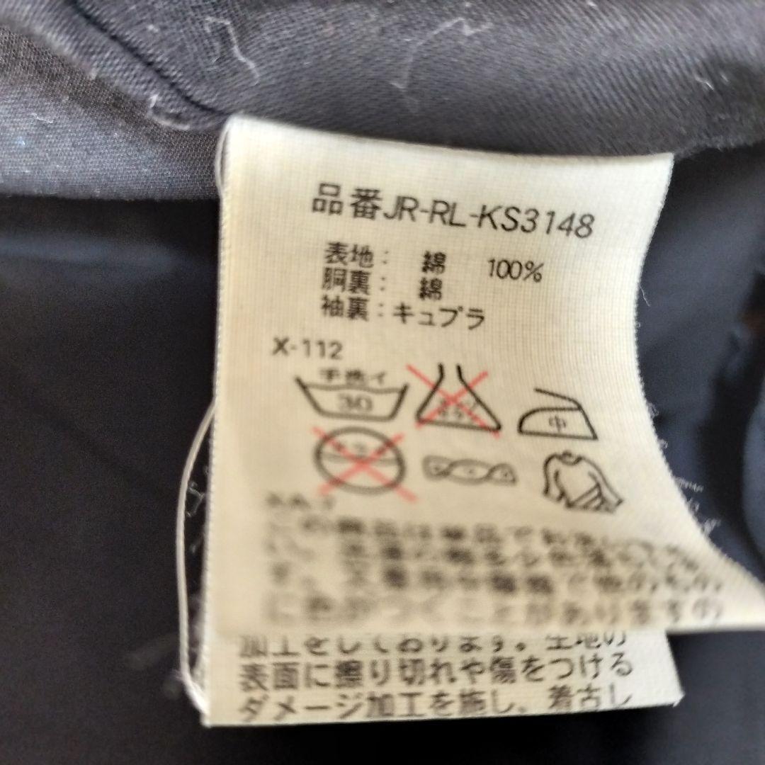 90sポロバイラルフローレン コットンダブルライダース スウィングトップ M