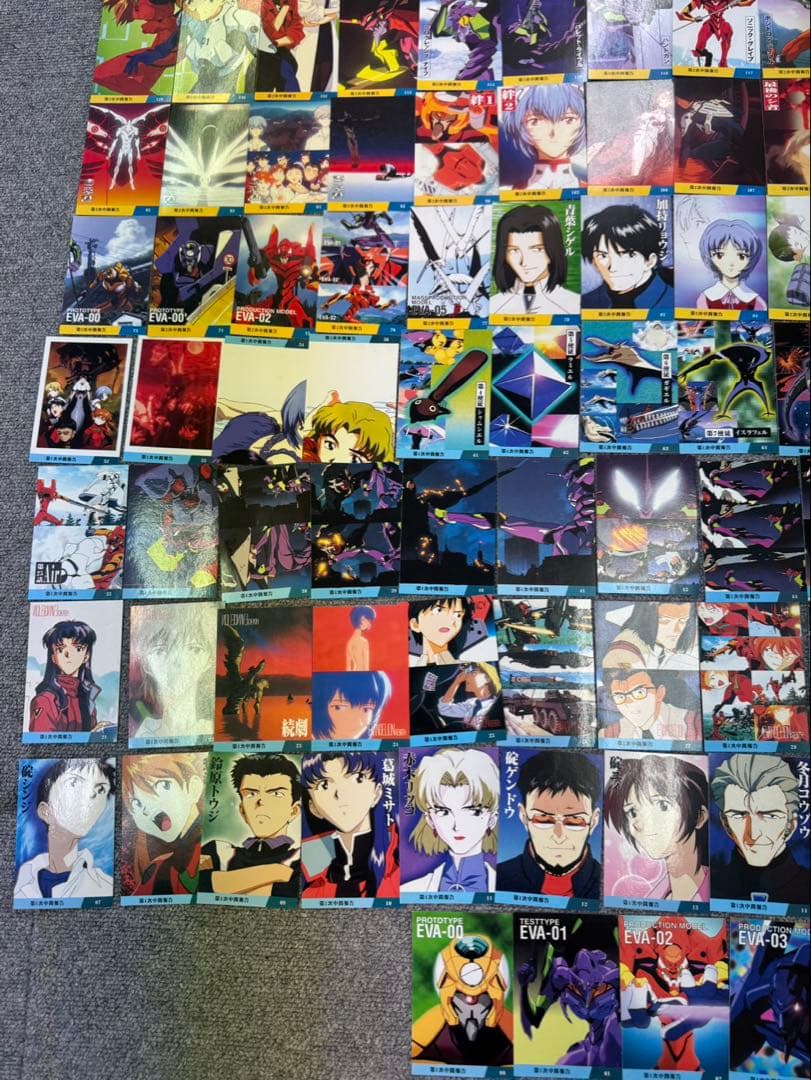 エヴァンゲリオン　カルビー　カード　まとめ売り　175枚　ラッキーカード