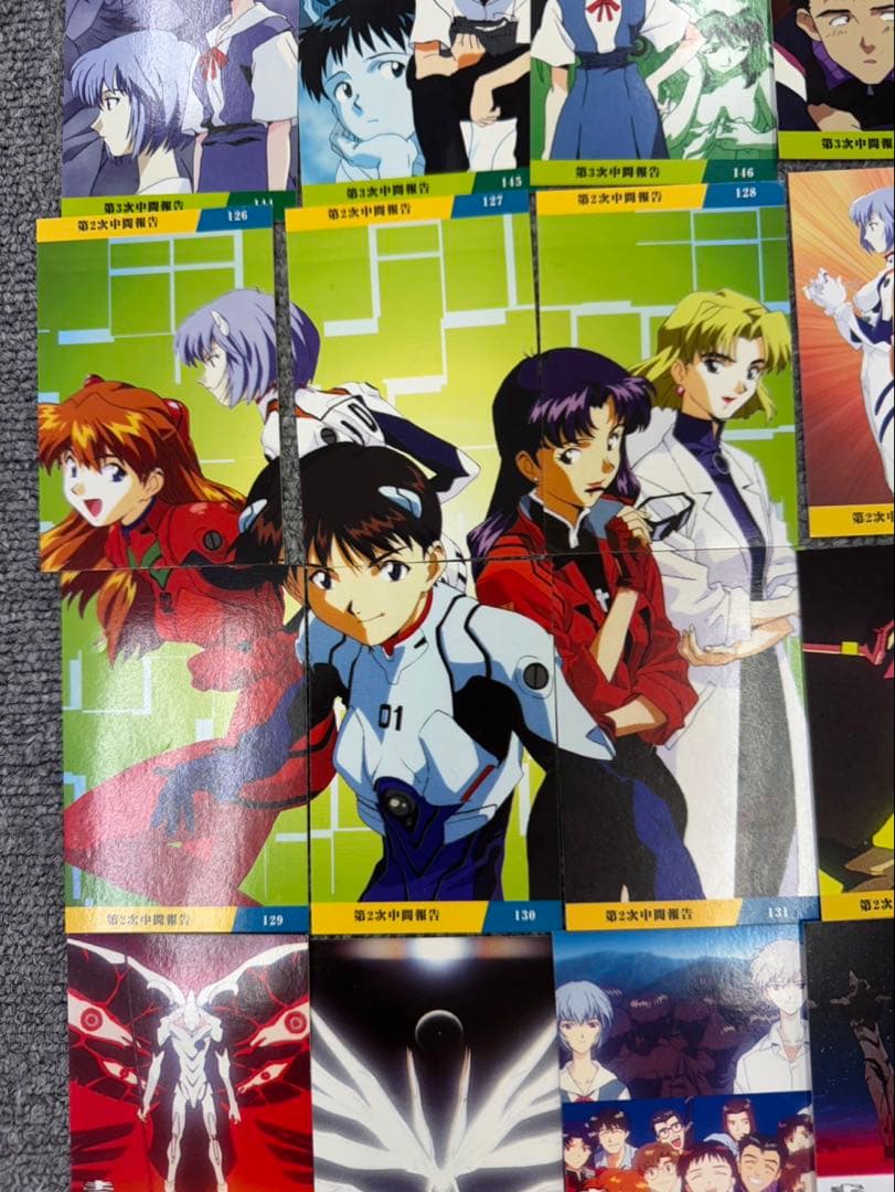 エヴァンゲリオン　カルビー　カード　まとめ売り　175枚　ラッキーカード