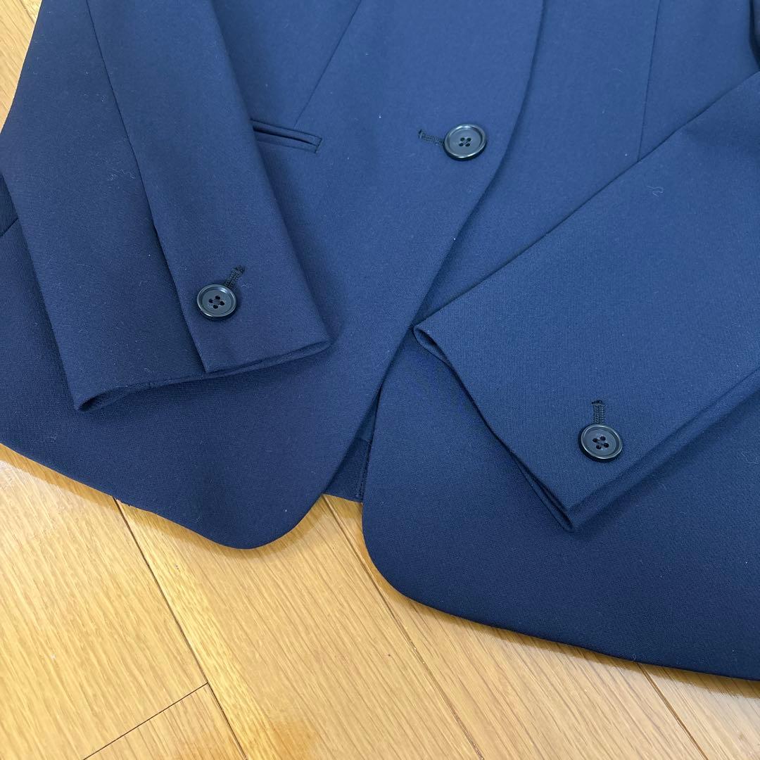 プラステ　ウォームリザーブ　パンツスーツ　ネイビー　S