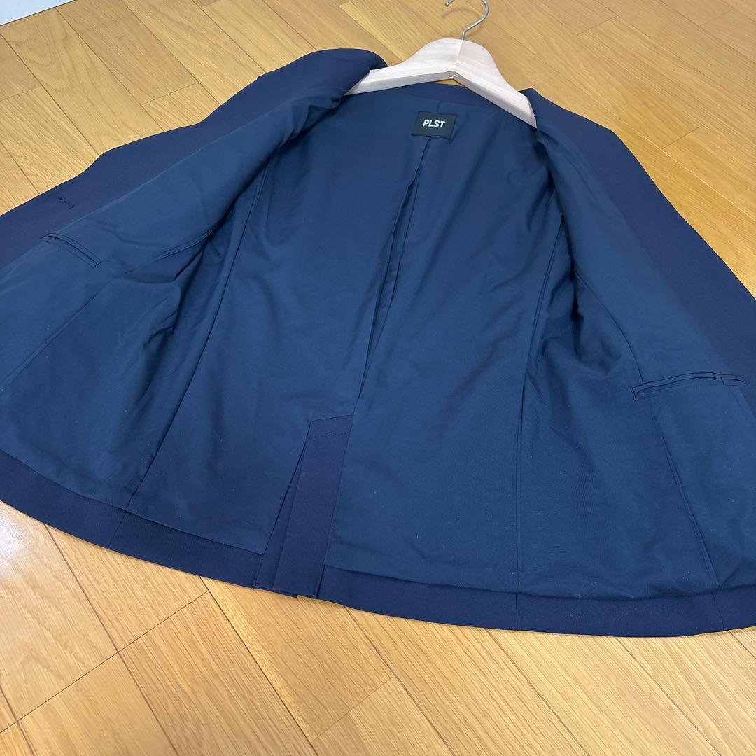 プラステ　ウォームリザーブ　パンツスーツ　ネイビー　S